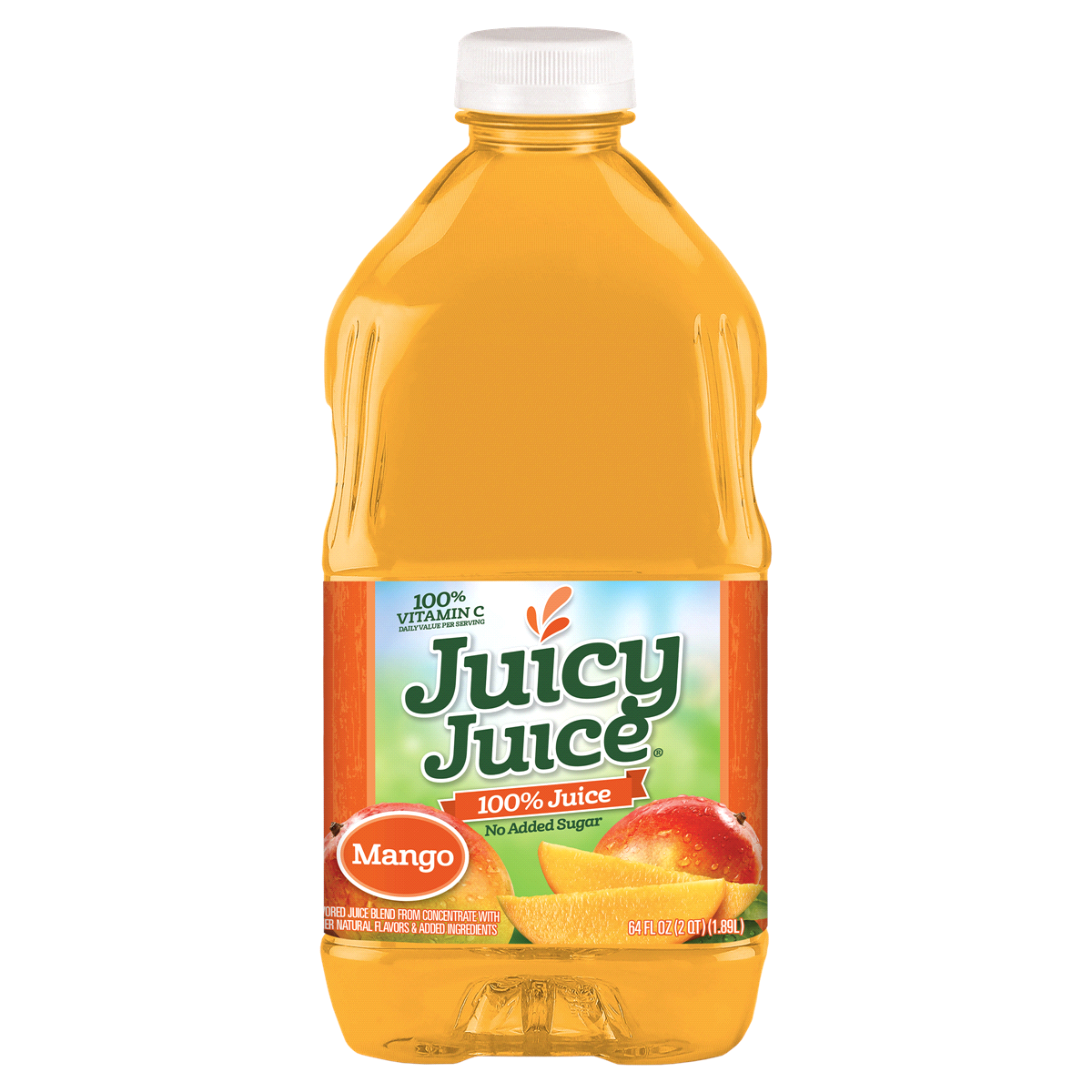 slide 1 of 13, Juicy Juice 100% Juice, Mango, 64 FL OZ Bottle, 64 fl oz