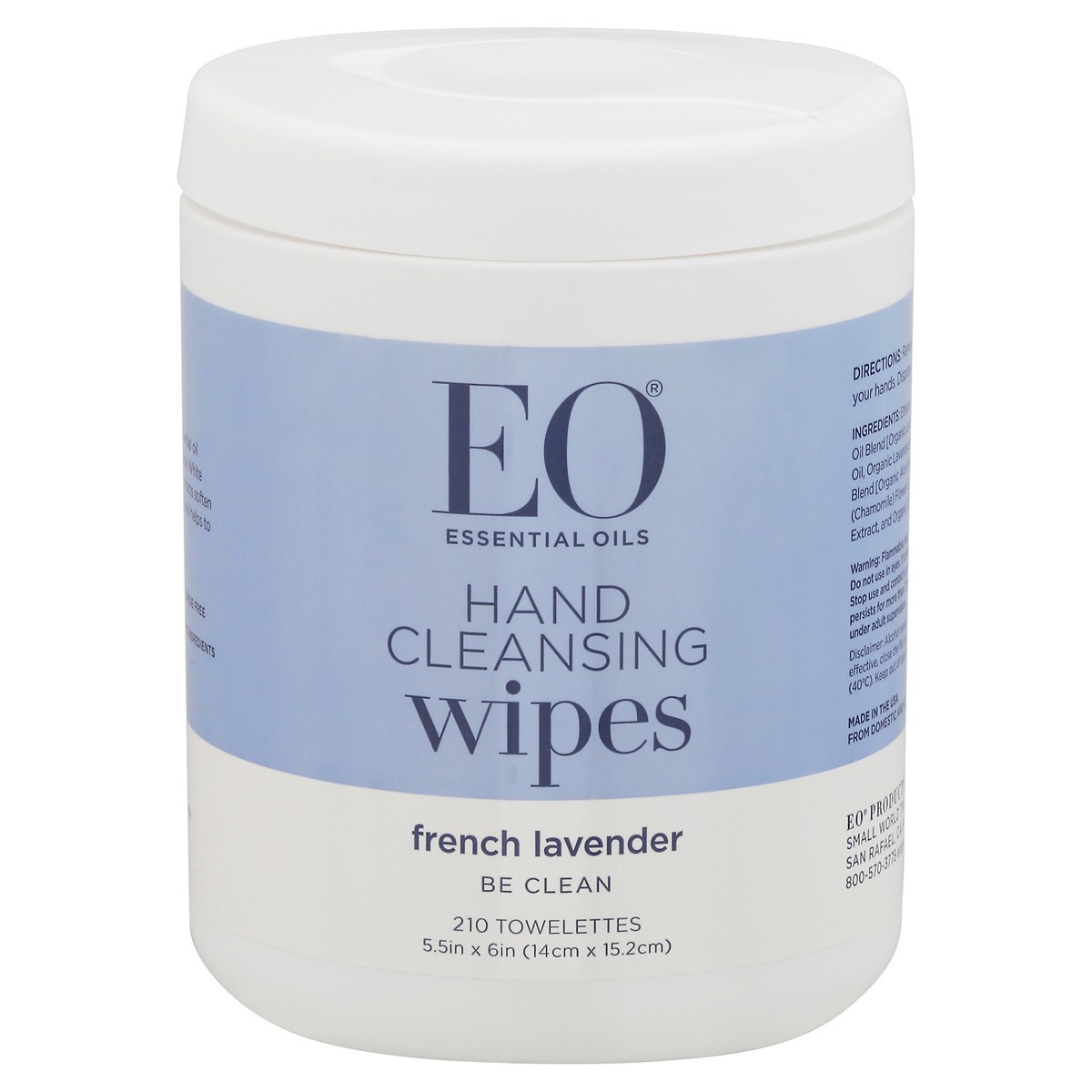 slide 3 of 13, Eo Products Hand Cleansing Wipes - Lavender, 210 ct