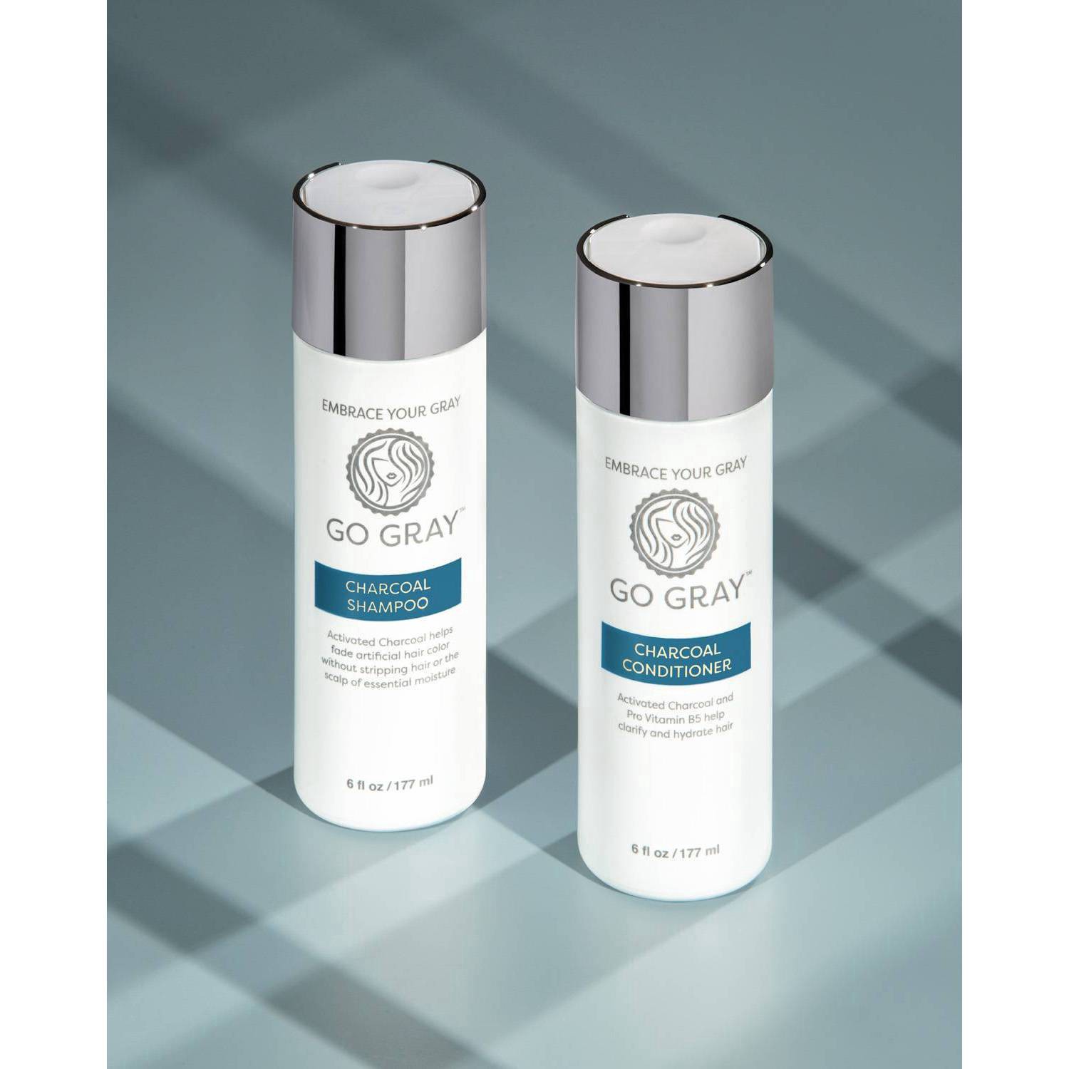 slide 6 of 6, Go Gray Clarifying Duo Shampoo & Conditioner, 1 kit