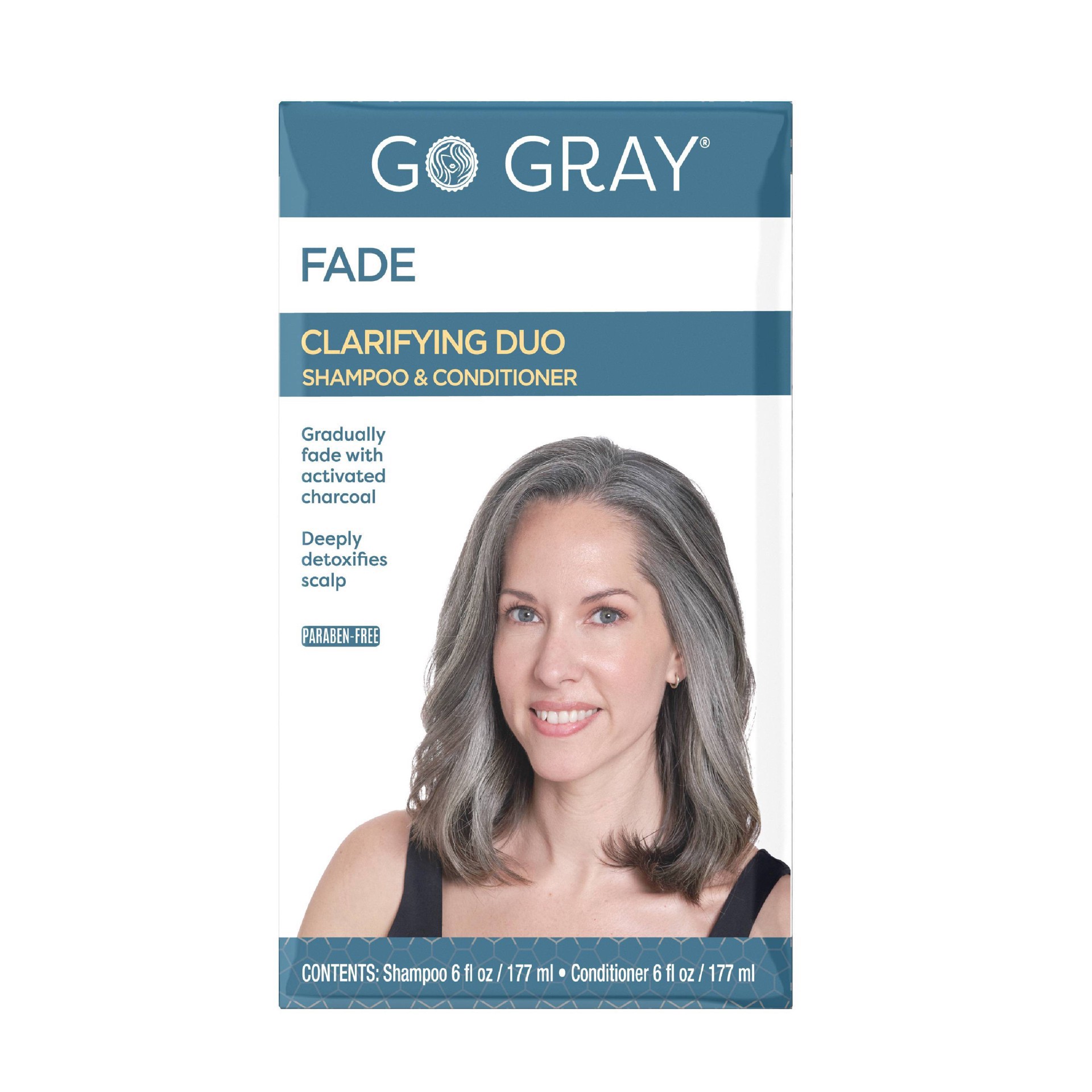 slide 2 of 6, Go Gray Clarifying Duo Shampoo & Conditioner, 1 kit