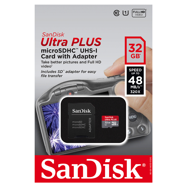 slide 1 of 6, SanDisk MicroSDHC Card 1 ea, 1 ct