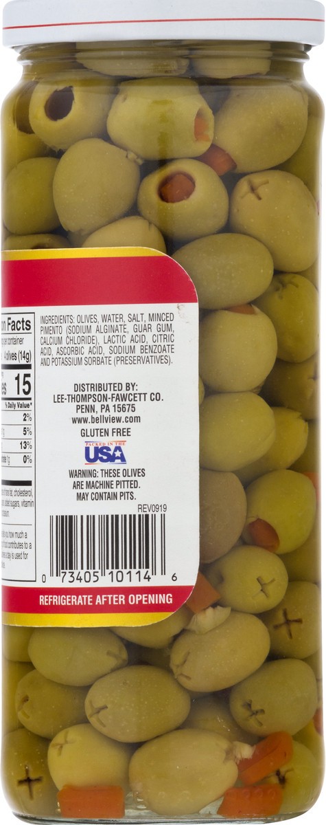 slide 3 of 13, Bell-View Stuffed Manzanilla Olives 10 oz, 10 oz