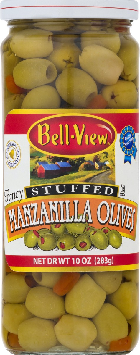 slide 9 of 13, Bell-View Stuffed Manzanilla Olives 10 oz, 10 oz