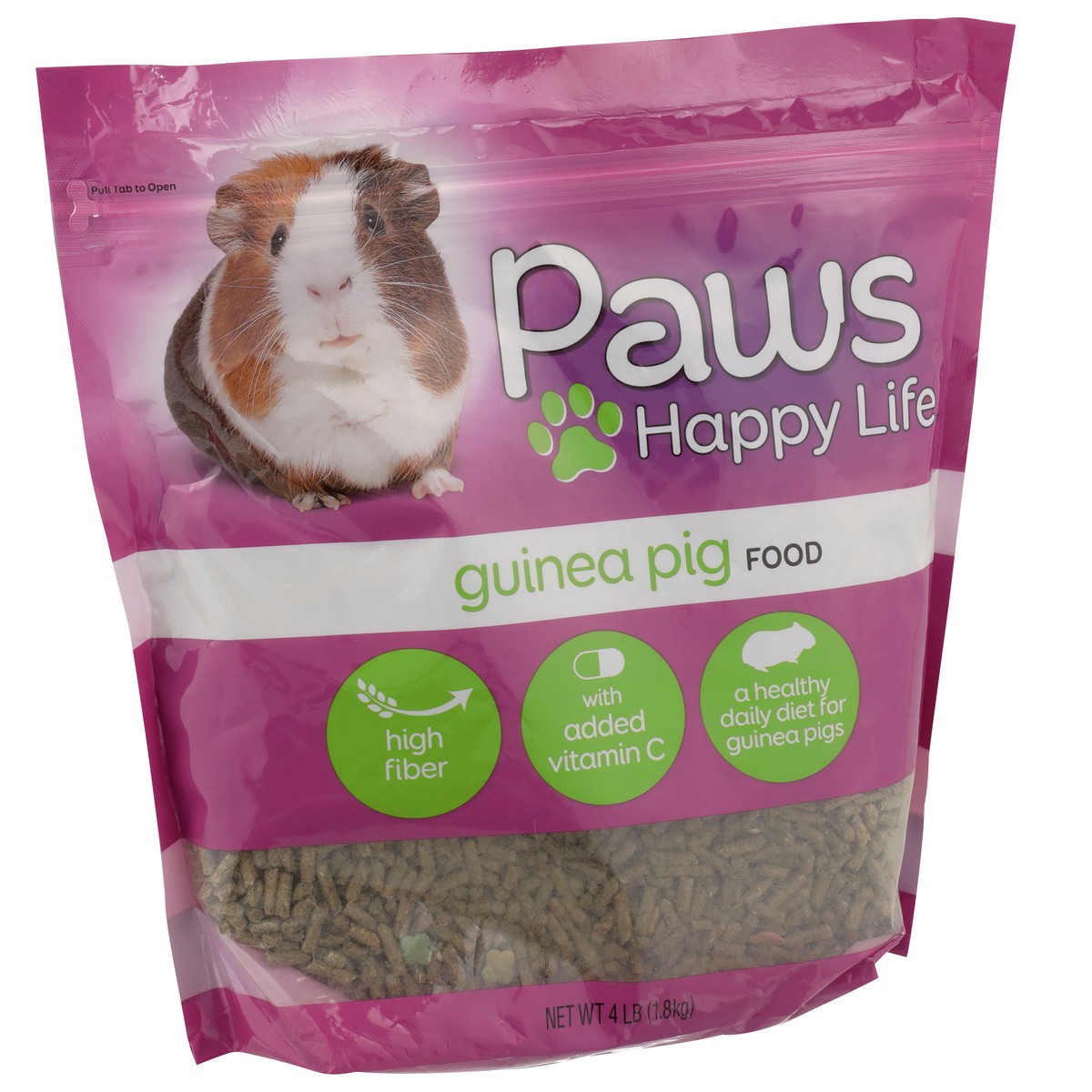 slide 5 of 11, Paws Happy Life Guinea Pig Food, 4 lb