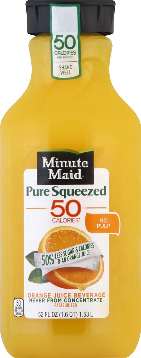 slide 1 of 5, Minute Maid Orange Juice Beverage - 52 oz, 52 oz