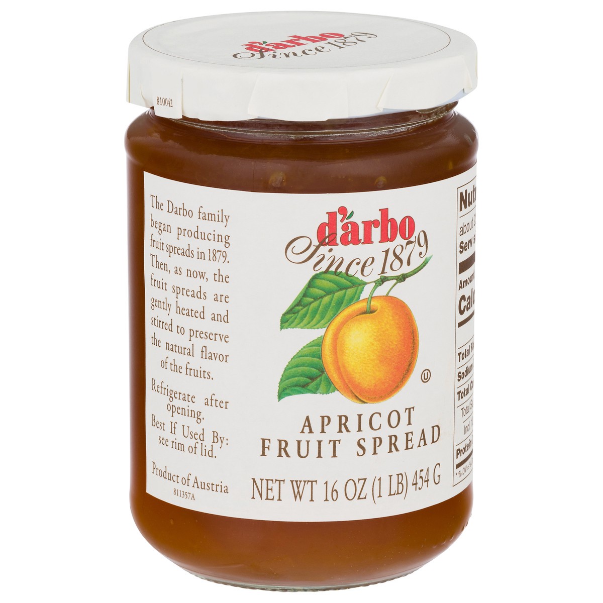 slide 3 of 12, d'Arbo Apricot Fruit Spread 16 oz, 16 oz