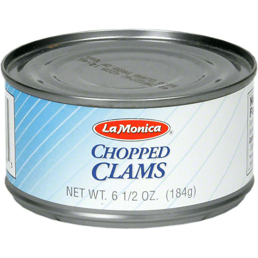 slide 1 of 1, La Monica Clams - Chopped, 6.5 oz