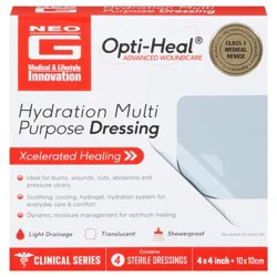 Opti Heal Hydration Multi-Purpose Sterile Dressings - 4 ea