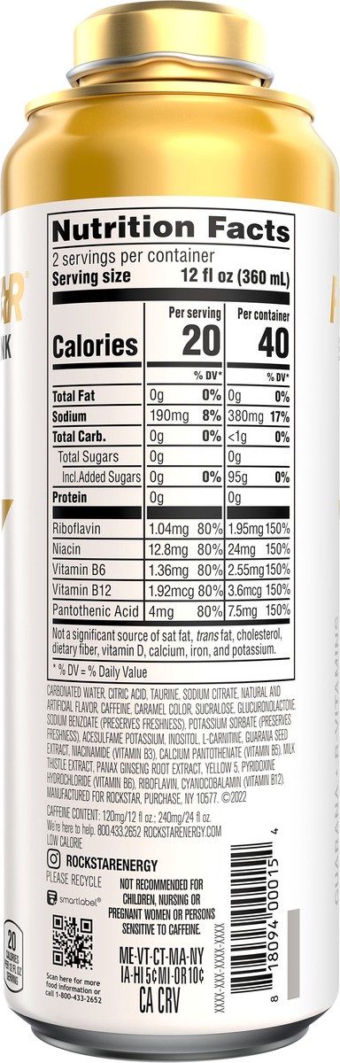 slide 2 of 7, Rockstar Energy Drink Sugar Free- 24 fl oz, 24 fl oz