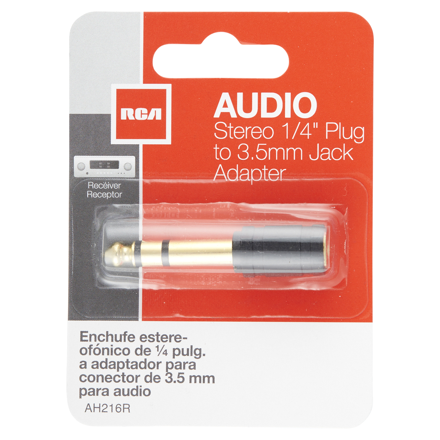 slide 1 of 2, RCA Audio Stereo Adapter, 1 ct