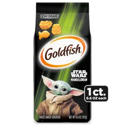 Goldfish Star Wars The Mandalorian Cheddar Crackers