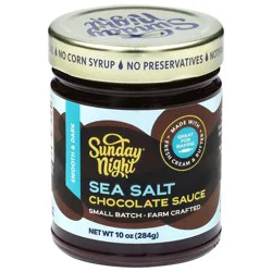 Sunday Night Premium Sea Salt Chocolate Sauce 10 oz