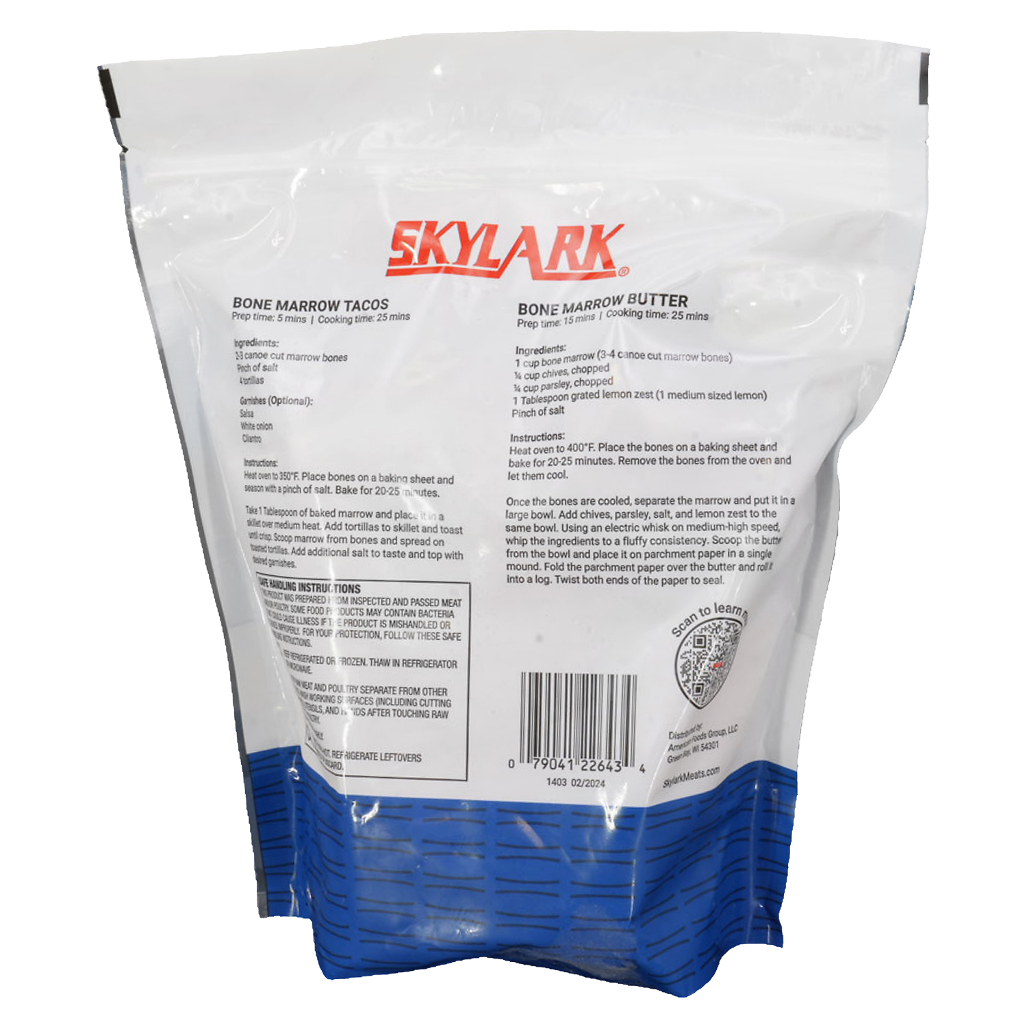 slide 2 of 2, Skylark Canoe Cut Beef Marrow Bones 36 oz, 36 oz