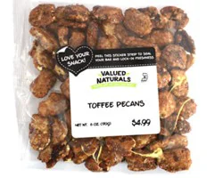 Valued Naturals Toffee Pecans - 6 Oz.