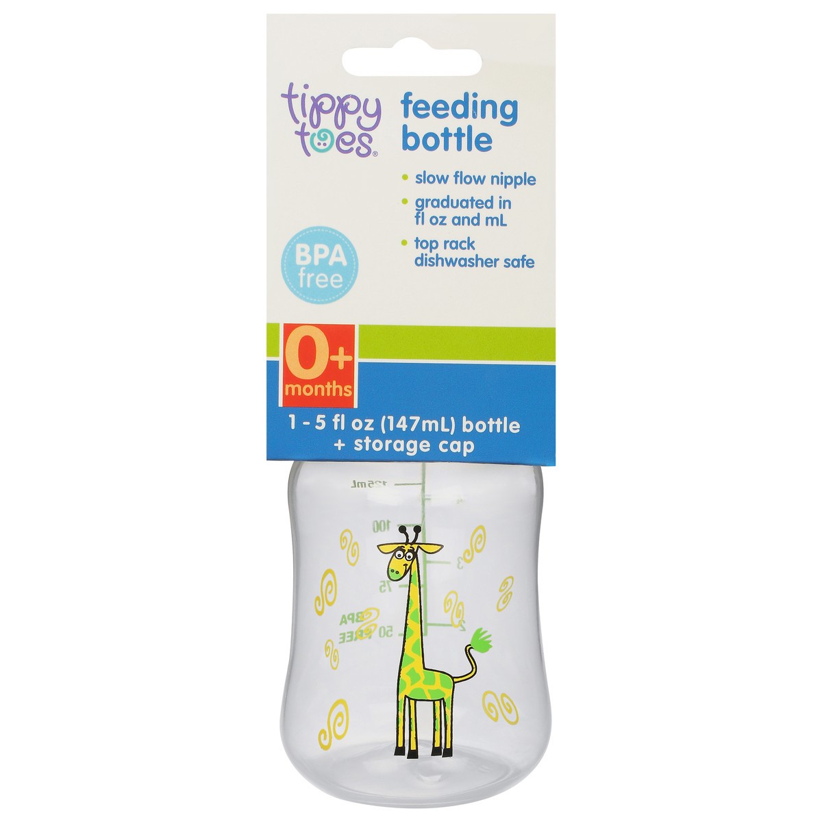 slide 1 of 10, Tippy Toes 5 Fluid Ounce Feeding Bottle 1 ea, 1 ct