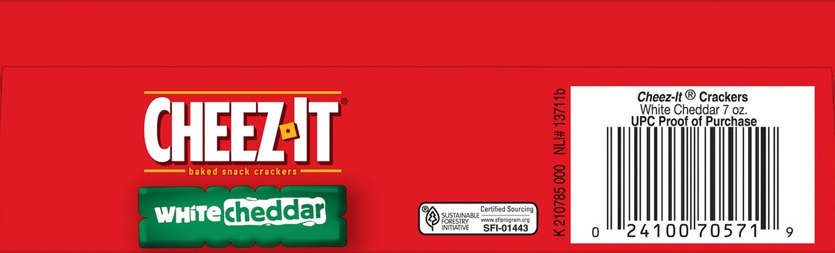 slide 3 of 8, Cheez-It White Cheddar Cheese Crackers, 1 ct