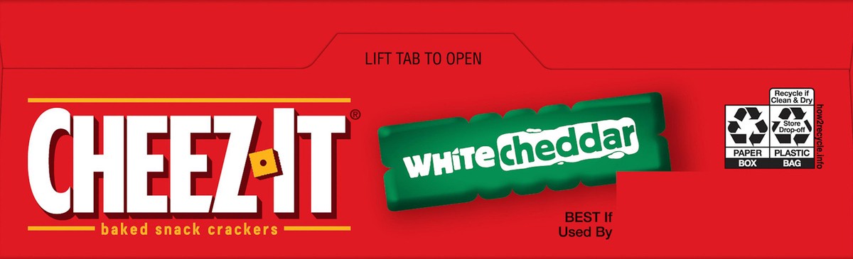 slide 8 of 8, Cheez-It White Cheddar Cheese Crackers, 1 ct