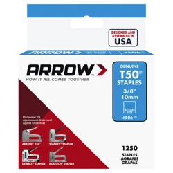 Arrow 506 Genuine T50 3/8 Staples