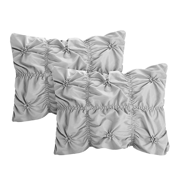 slide 3 of 5, Chic Home Hilton King Comforter Set - Silver, 6 ct