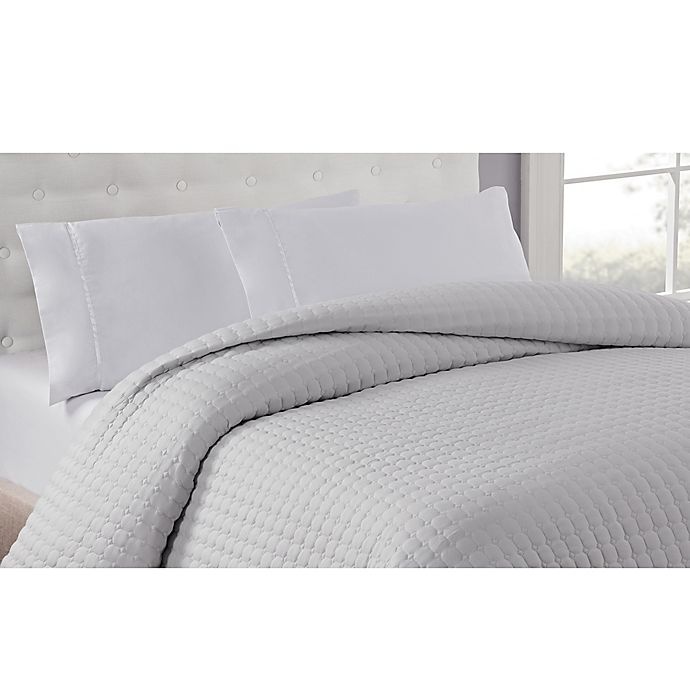 slide 2 of 3, Bridge Street Odelia Full/Queen Coverlet - Grey, 1 ct