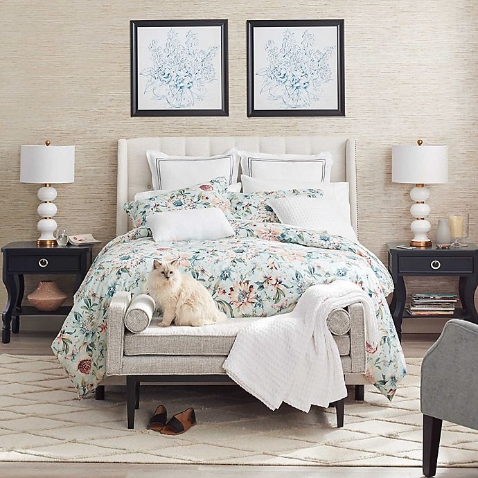 slide 2 of 2, Bridge Street Zoe Full/Queen Comforter Set - Mist, 3 ct