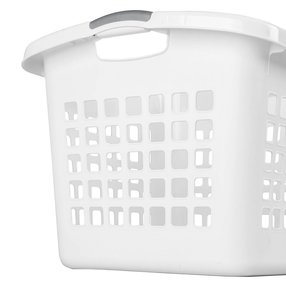 slide 7 of 7, Sterilite Ultra Square Laundry Basket White, 1 ct