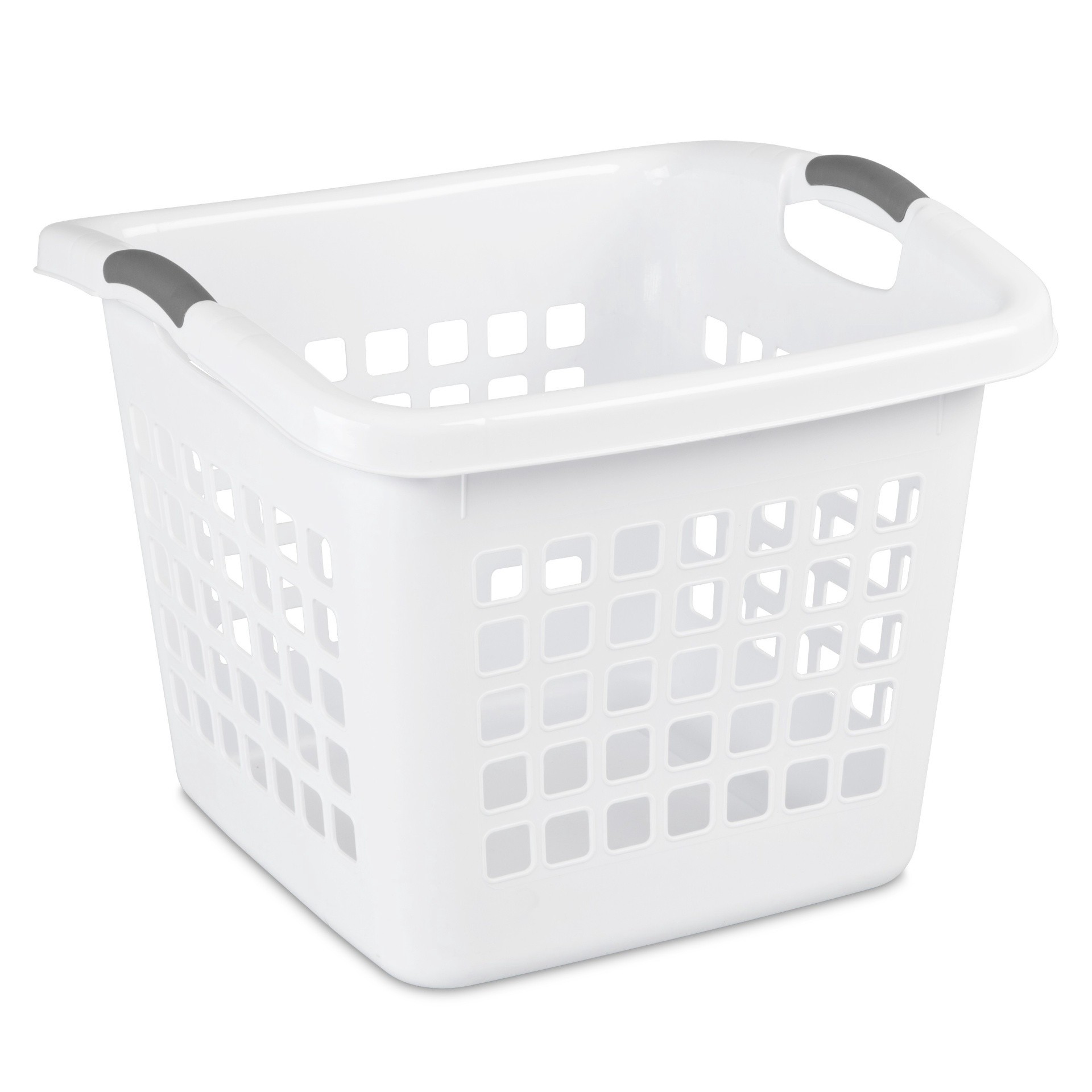 slide 1 of 7, Sterilite Ultra Square Laundry Basket White, 1 ct