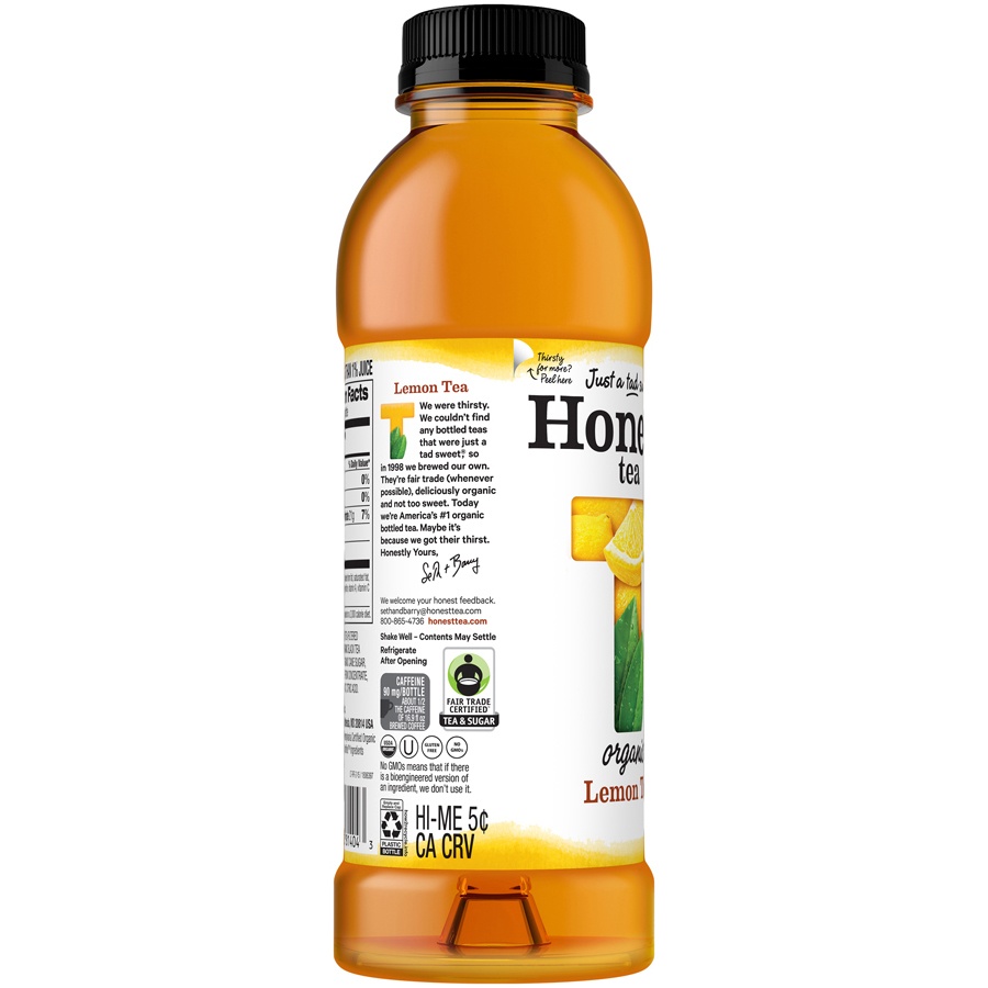 slide 2 of 5, Honest Tea Honest Tea Lemon Tea, 16.9 oz