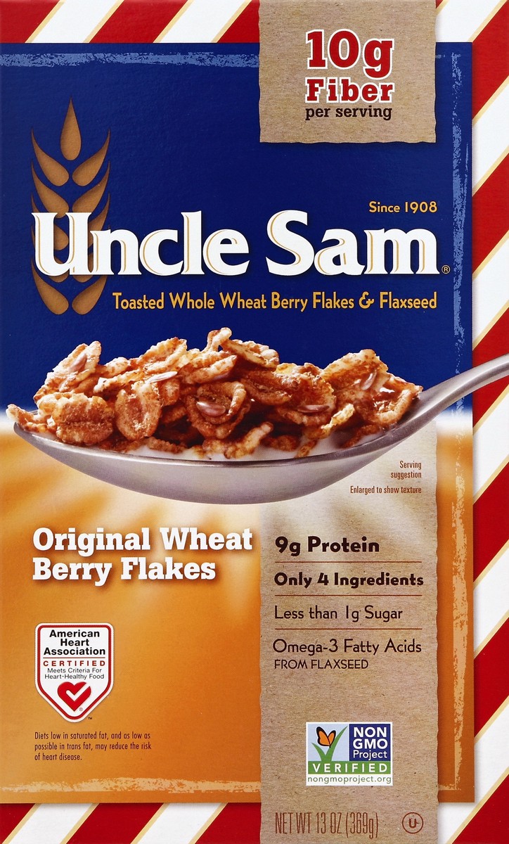 slide 1 of 5, Uncle Sam Cereal 13 oz, 13 oz