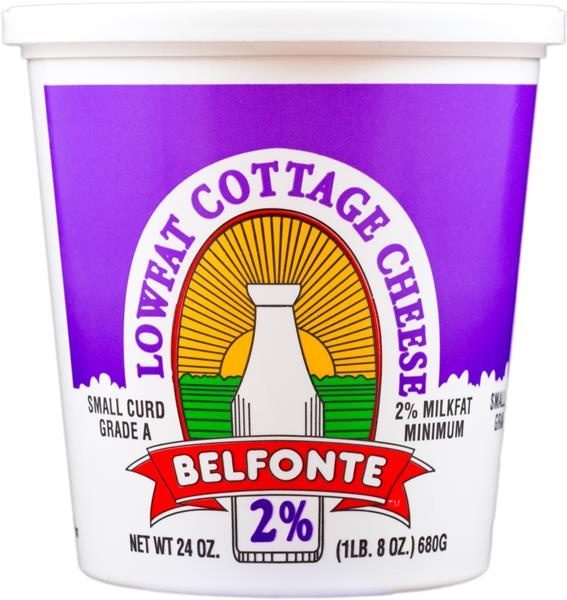 slide 1 of 1, Belfonte Lowfat 2% Cottage Cheese, 24 oz