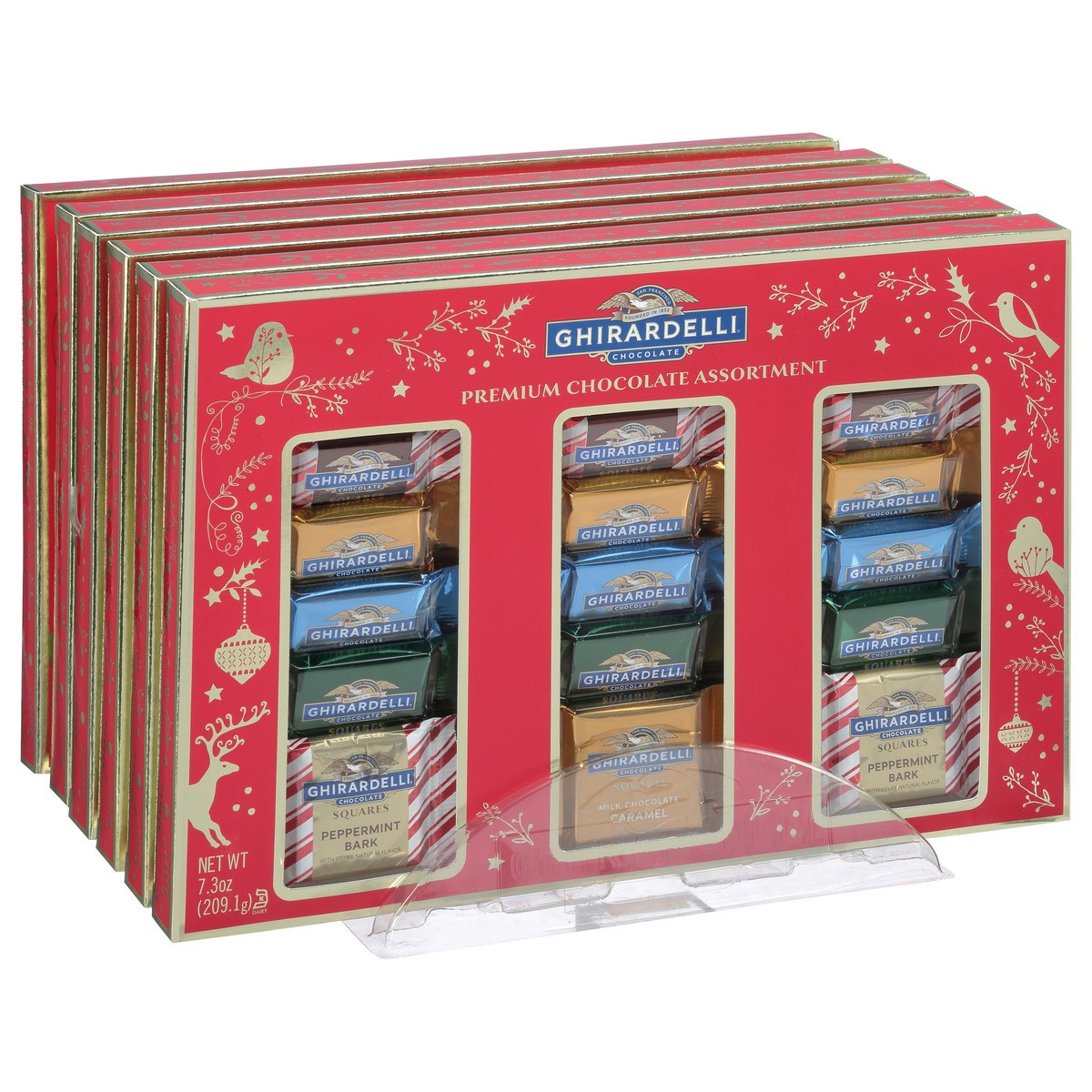 slide 4 of 9, GHIRARDELLI Premium Chocolate Assortment Gift, 7.3 OZ, 0.46 lb