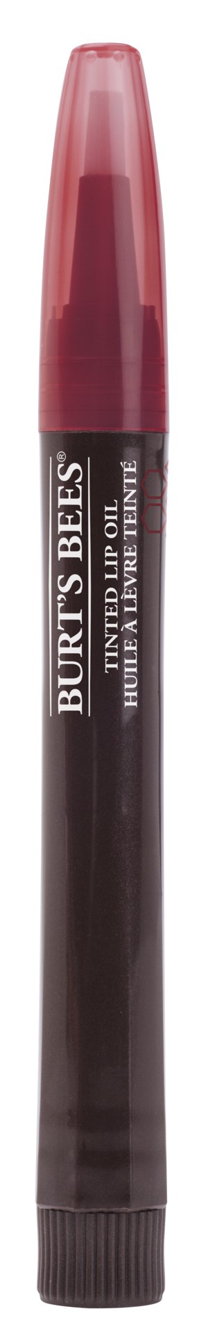 slide 3 of 5, Burt's Bees 100 % Natural Moisturizing Tinted Lip Oil, Rustling Rose, 1 Pen, 0.04 fl oz