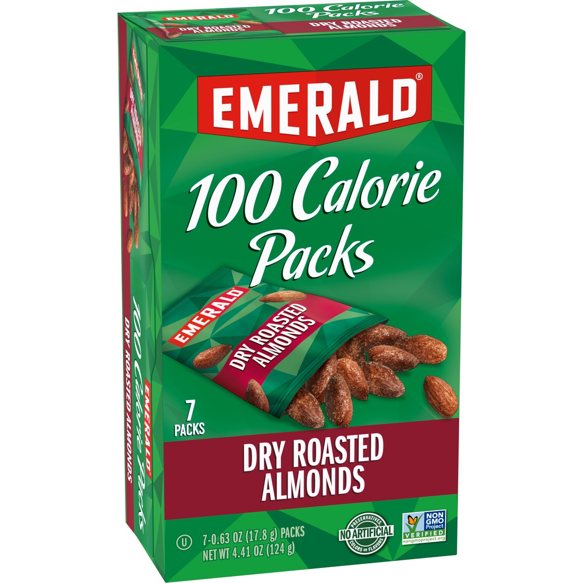slide 2 of 11, Emerald 100 Calorie Dry Roasted Almond, 4 oz