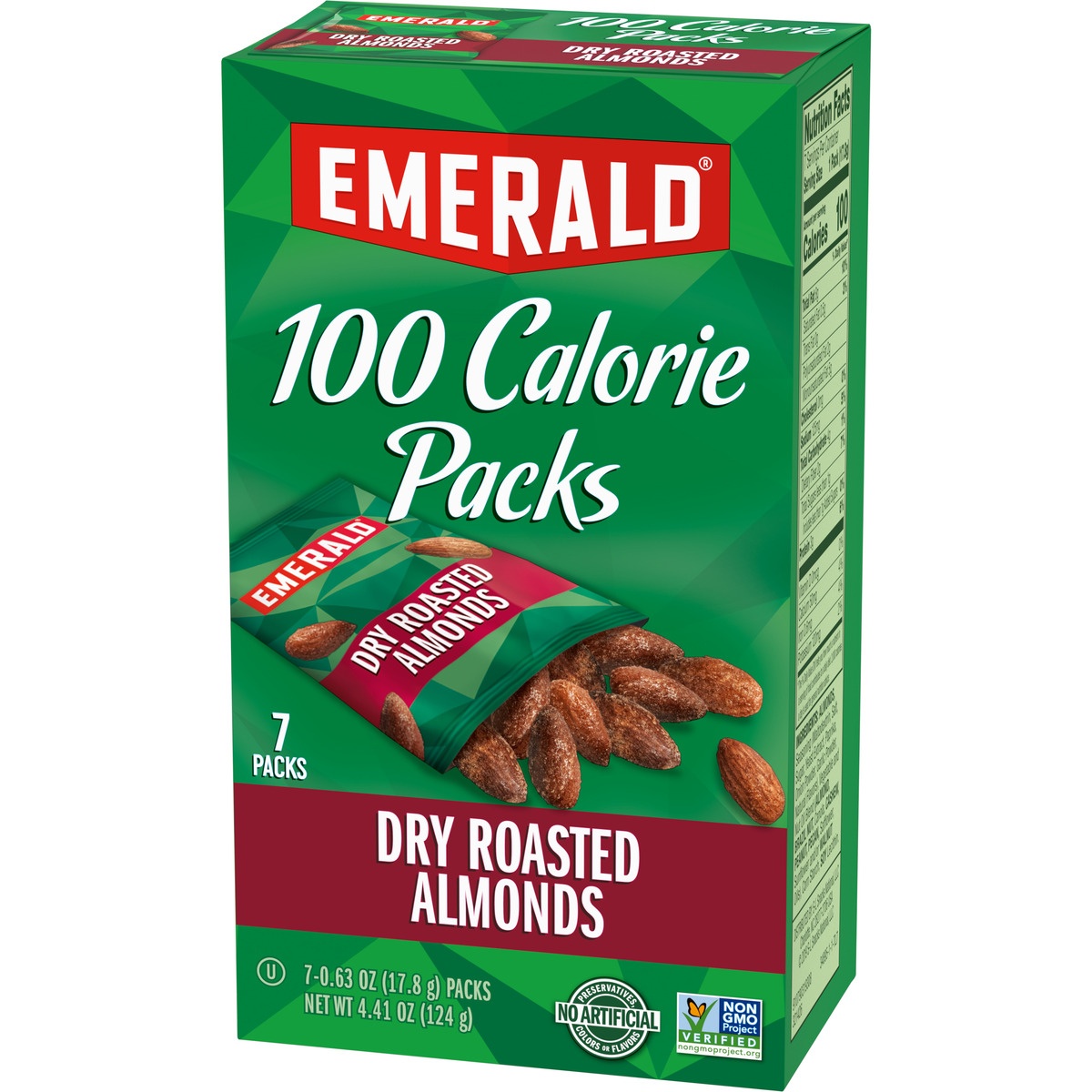 slide 3 of 11, Emerald 100 Calorie Dry Roasted Almond, 4 oz