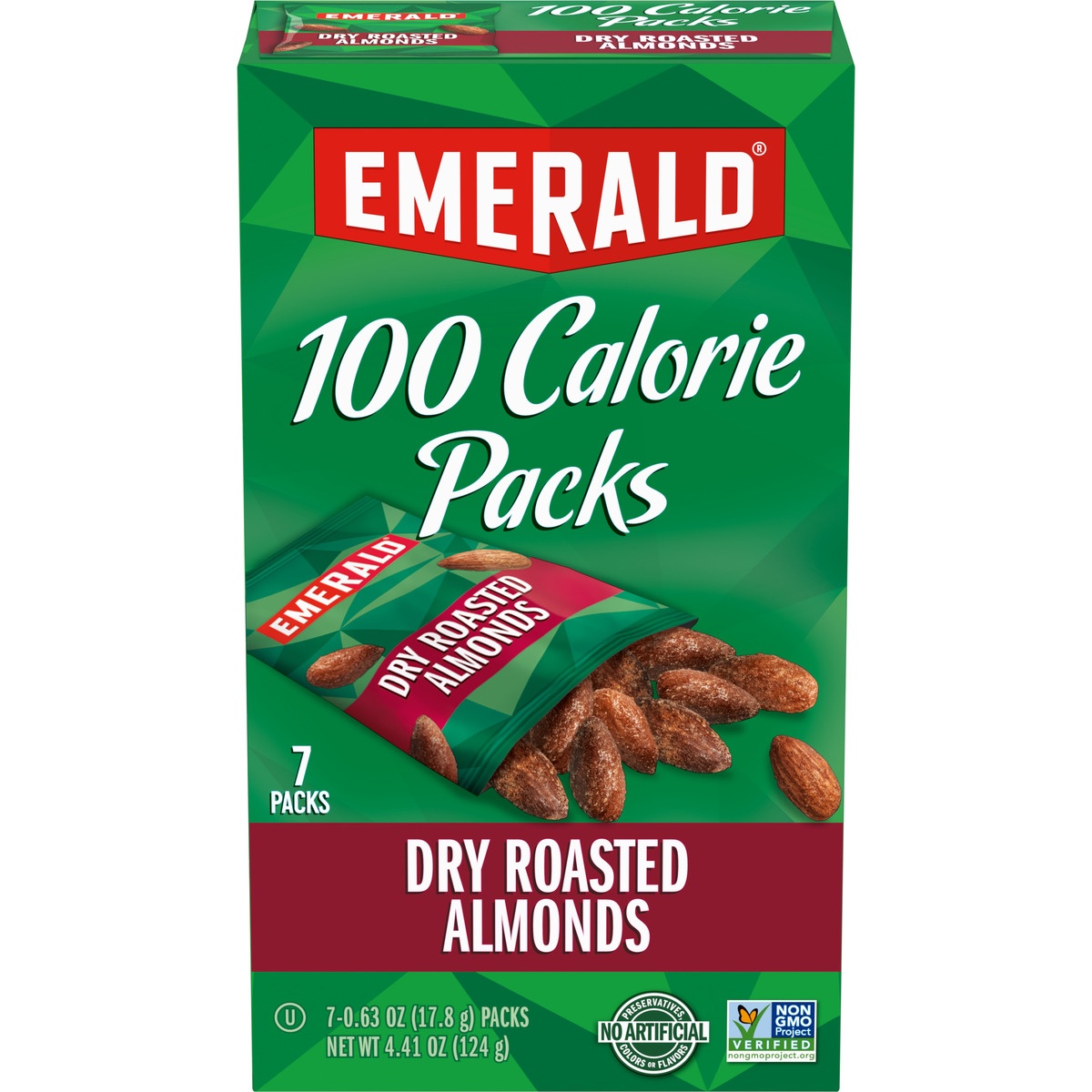 slide 1 of 11, Emerald 100 Calorie Dry Roasted Almond, 4 oz