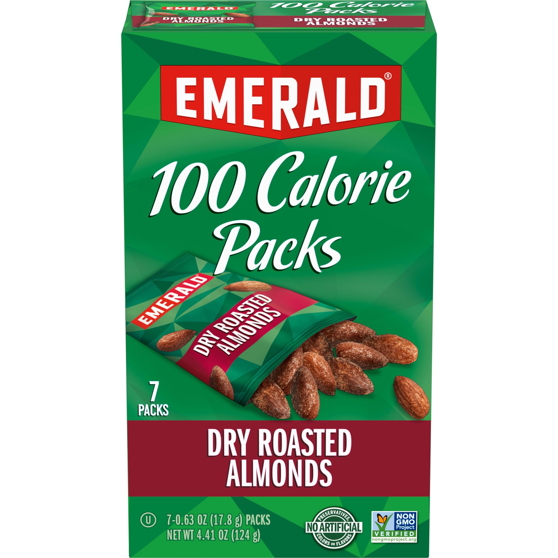 slide 1 of 5, Emerald Dry Roasted Almonds, 