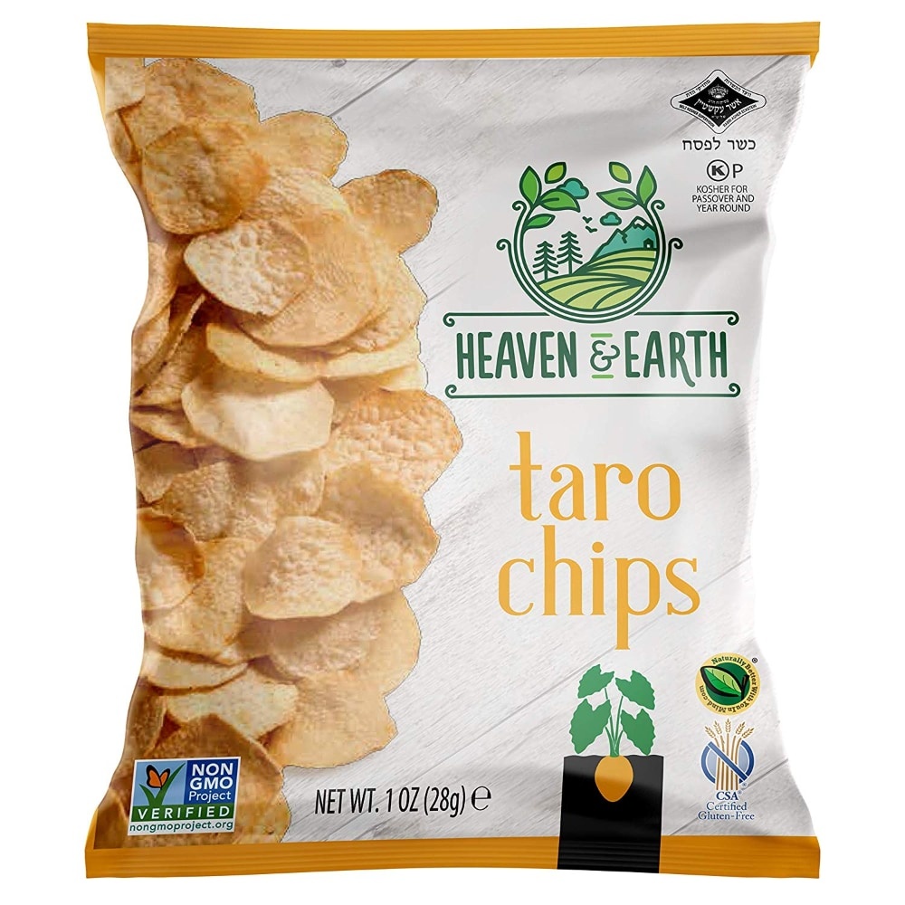 slide 1 of 1, Heaven & Earth How Taro Chips, 5 oz