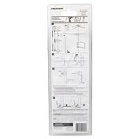 slide 5 of 5, Hillman Push Button Latch Black, 1 ct