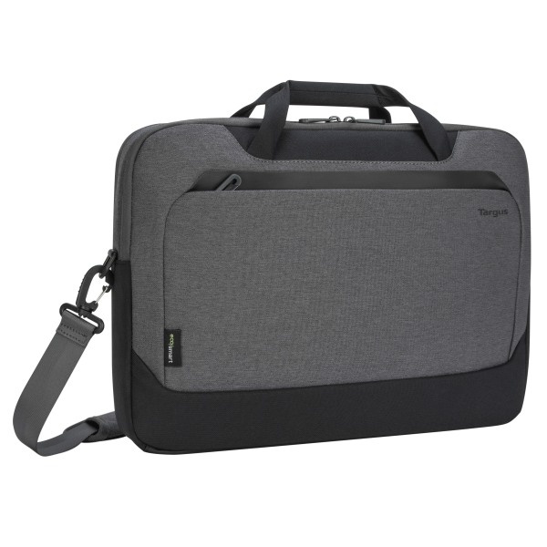 slide 2 of 8, Targus Cypress Ecosmart Briefcase With 15.6'' Laptop Pocket, Light Gray, 1 ct