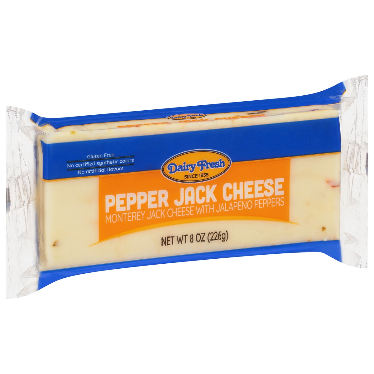 slide 4 of 13, Dairy Fresh Pepper Jack Chse Bar, 1 ct