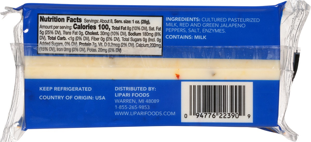 slide 5 of 13, Dairy Fresh Pepper Jack Chse Bar, 1 ct
