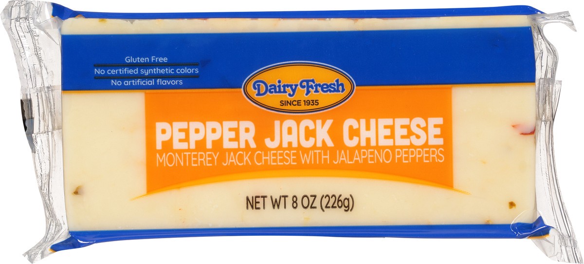 slide 2 of 13, Dairy Fresh Pepper Jack Chse Bar, 1 ct
