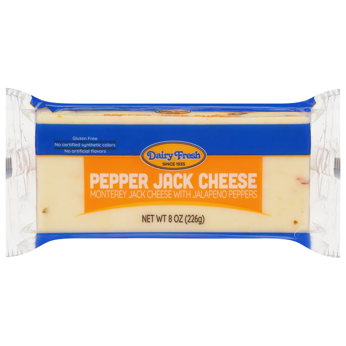 slide 1 of 13, Dairy Fresh Pepper Jack Chse Bar, 1 ct