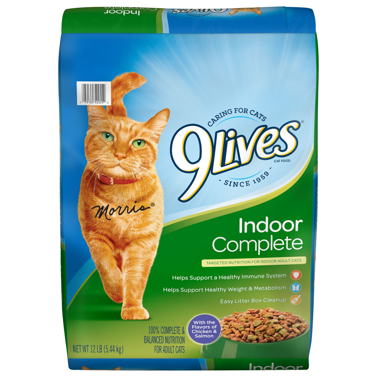 slide 1 of 7, 1/12Lb 9Lives Indoor, 192 oz
