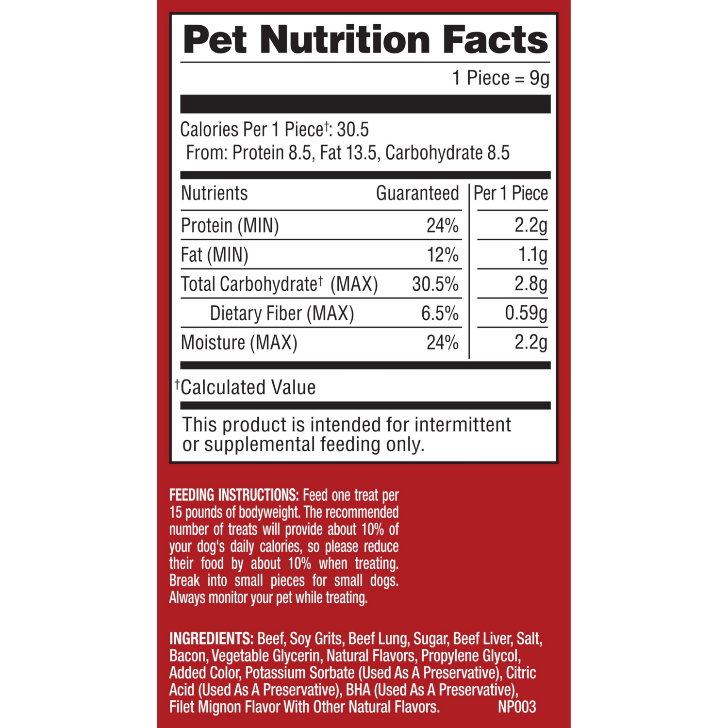 slide 7 of 8, Pup-Peroni Filet Mignon & Bacon Flavor Dog Treats, 5.6 Oz. Bag, 5.6 oz