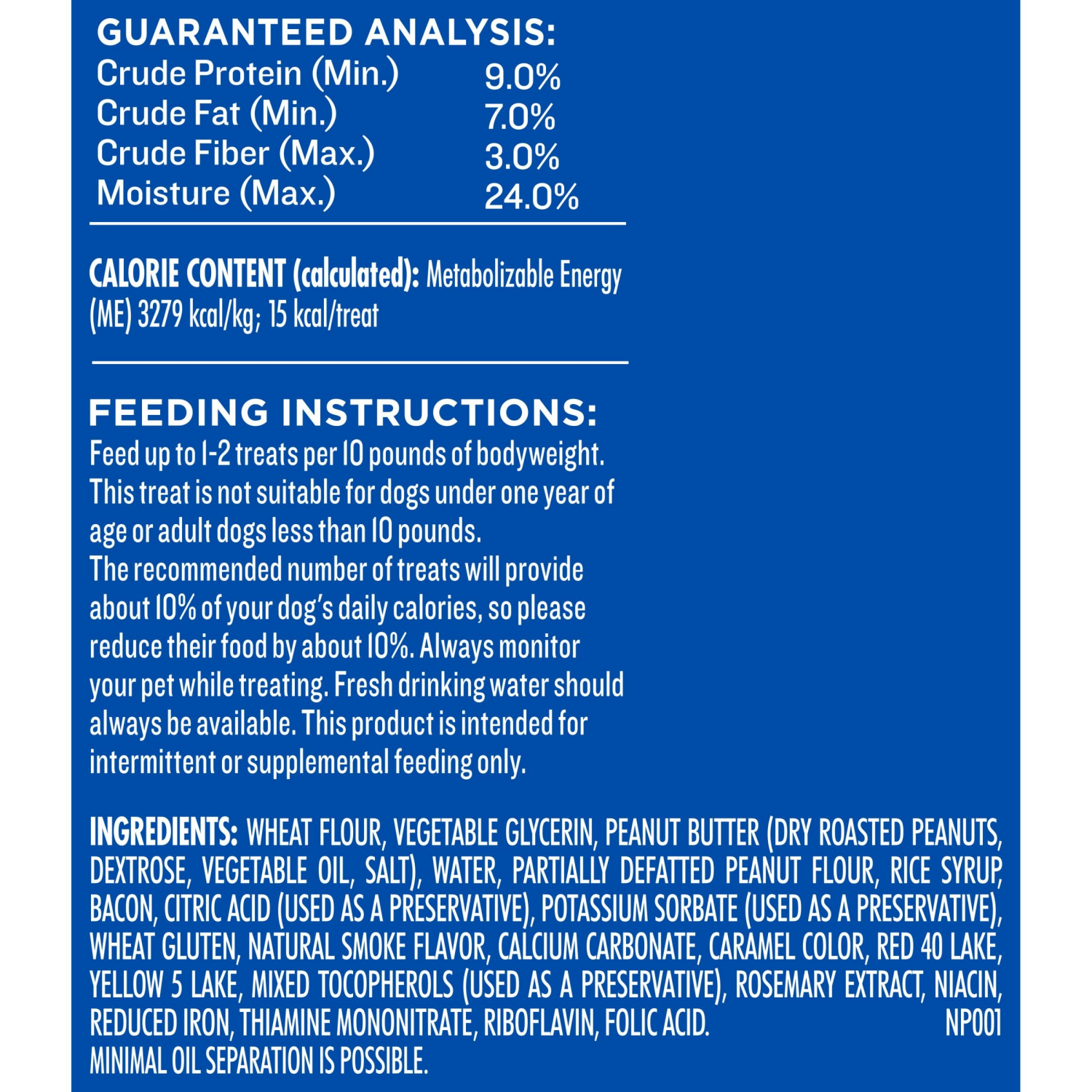 slide 6 of 6, Milk-Bone Peanut Buttery Bites Soft Dog Treats With Real Peanut Butter & Bacon, 4.5-Oz. Bag, 4.5 oz