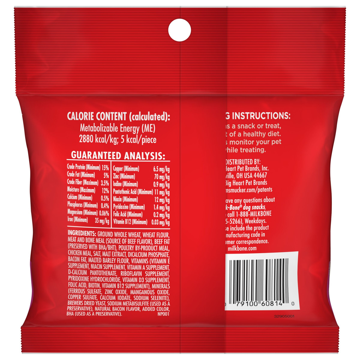 slide 5 of 7, Milk-Bone Flavor Snacks Mini Dog Biscuits, 2.5 oz. Bag, 2.50 oz