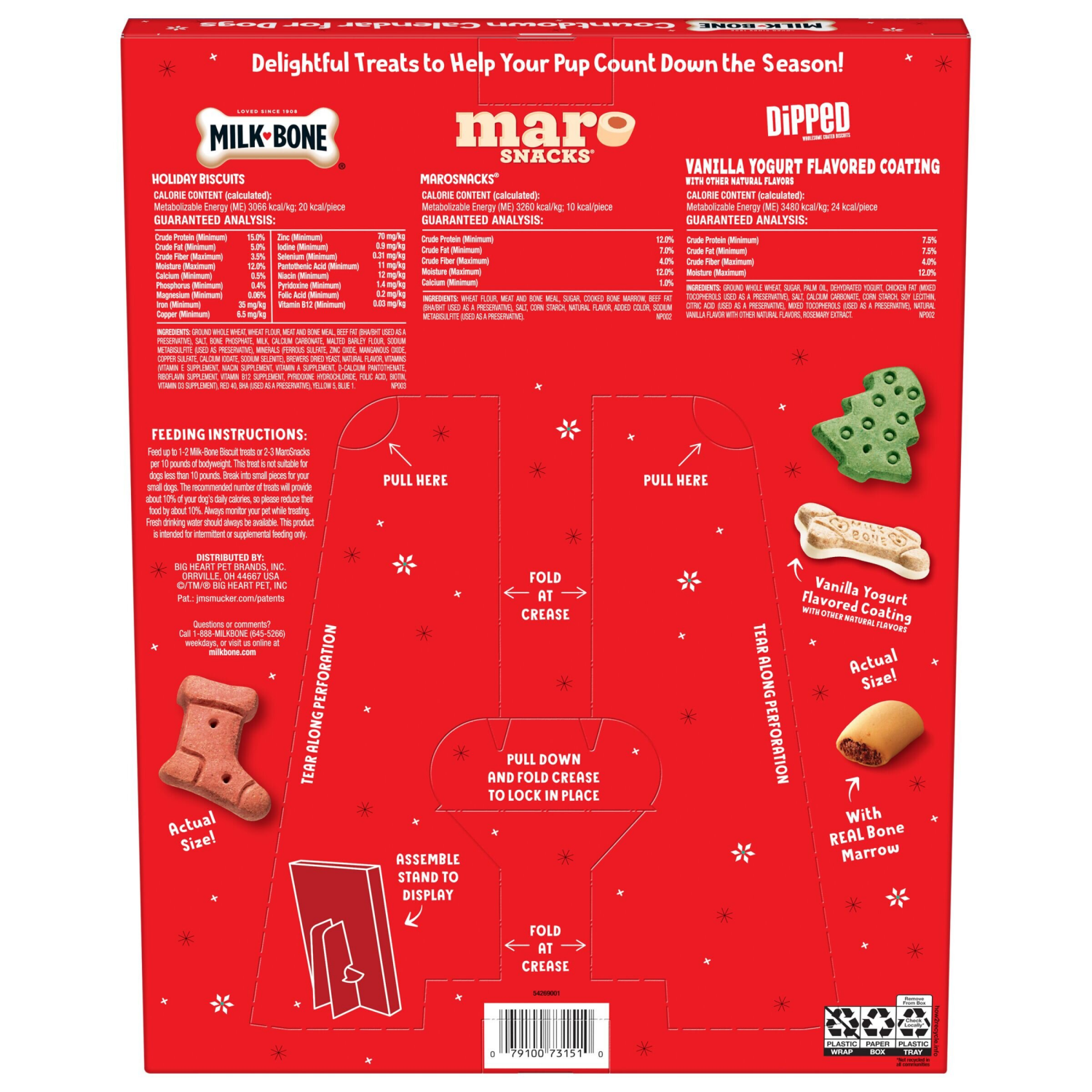 slide 4 of 7, Milk-Bone Holiday 12 Day Treat Calendar, 2.85 Oz, 2.85 oz