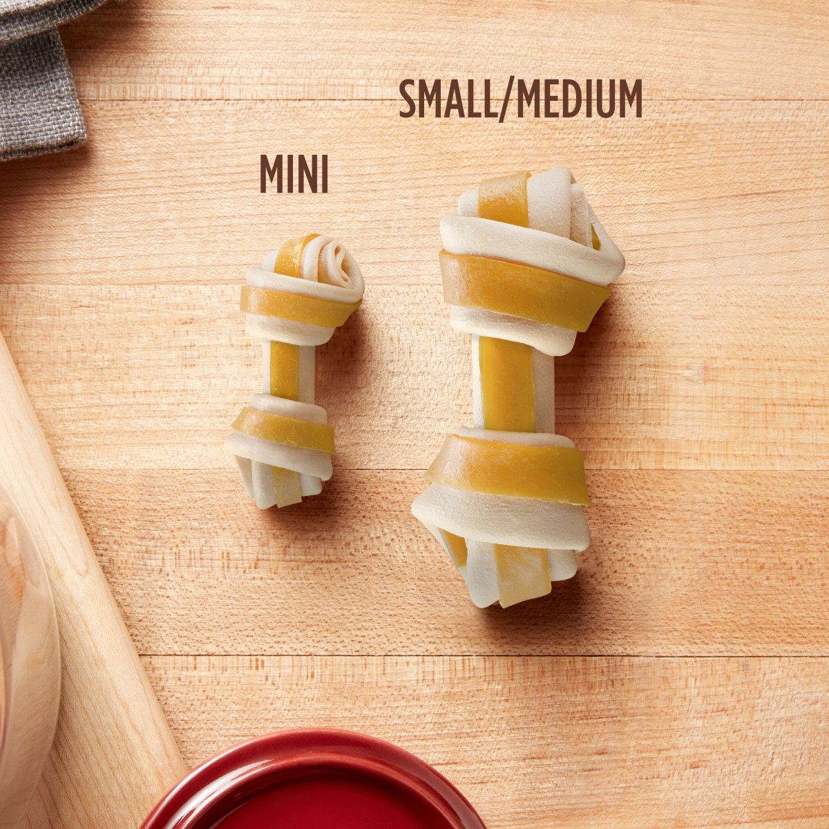 slide 21 of 25, Milk-Bone GnawBones Rawhide Free Dog Chews With Real Chicken, Long-Lasting Dog Treats, Small/Medium, Bag of 5, 5 ct