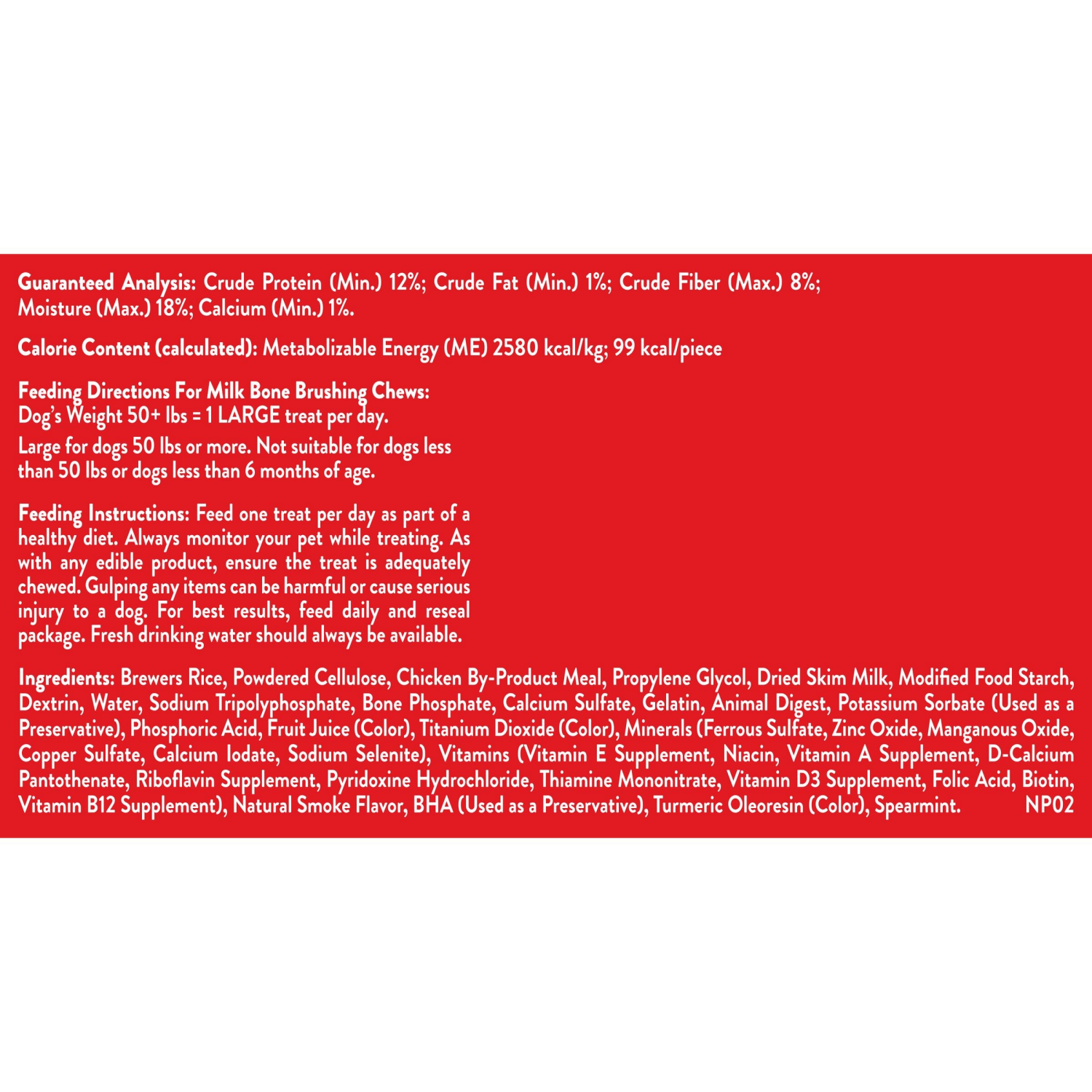 slide 7 of 7, Milk-Bone Brushing Chews Daily Dental Dog Treats, Large, 24.2 Oz. Bag, 18 Bones Per Bag, 18 ct